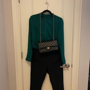 Banana Republic Green Blouse